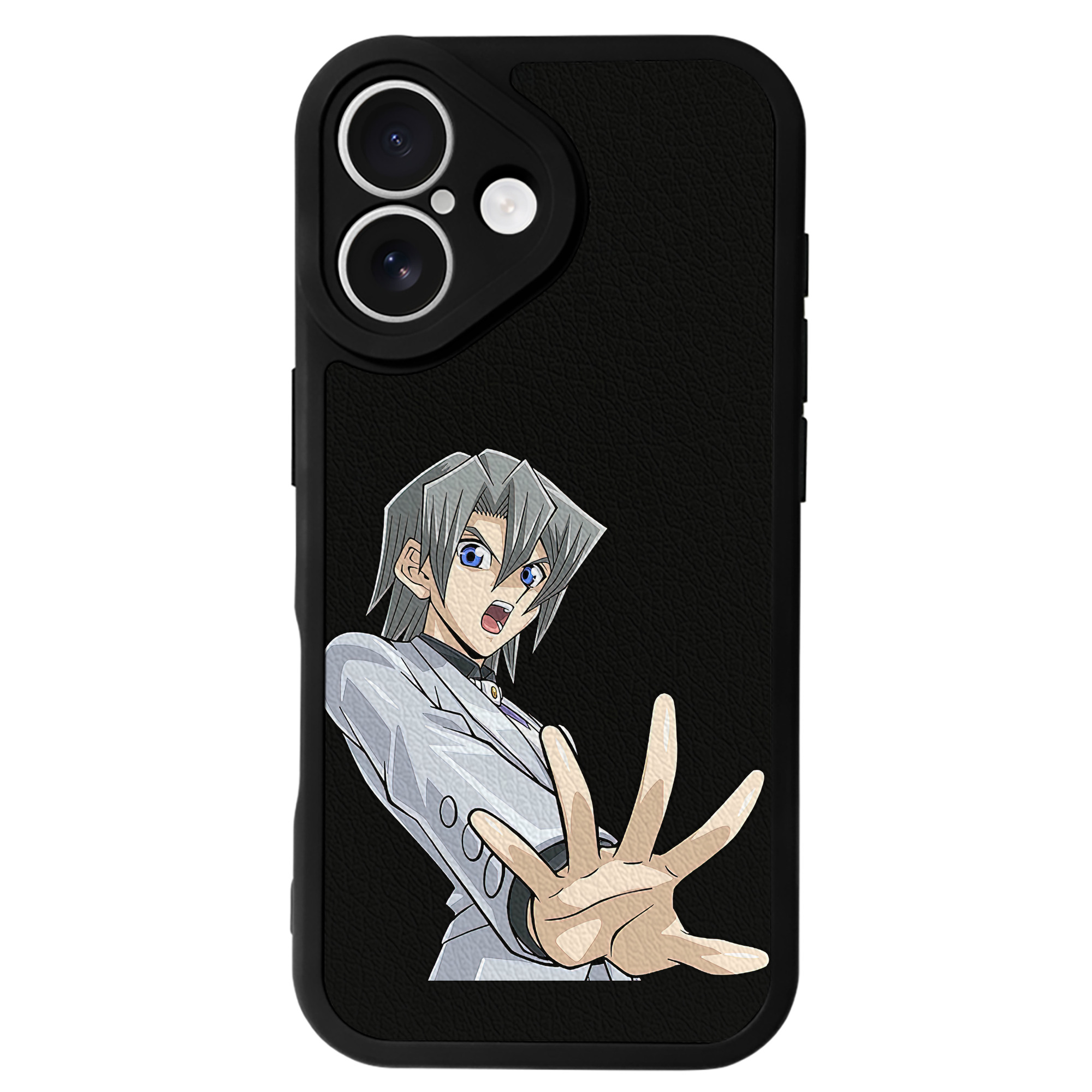 遊☆戯☆王 Yu-Gi-Oh! 【iPhone 16シリーズ対応】シリコンスマホケース（レザー調） 材質：シリコン